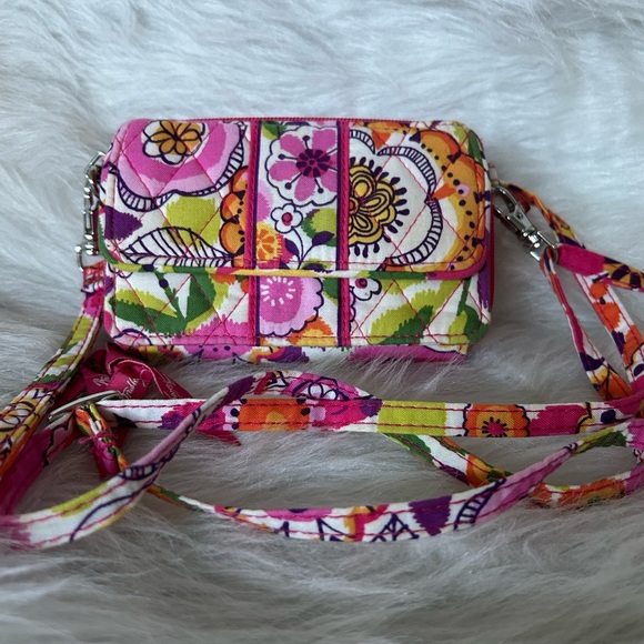 Vera Bradley Handbags - Vera Bradley Floral wallet Crossbody Bag
